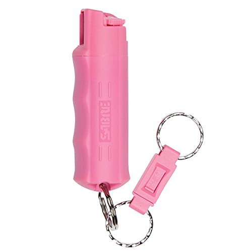 SABRE Red Pepper Spray - Police Strength - Compact, Case & Quick Release Key Ring (Max Protection - 25 Shots, up to 5x More)