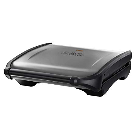 George Foreman Entertaining 7-Portion Grill 19932 - Silver