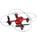 Syma X11C RC Quadcopter with Camera and LED Lights - Red