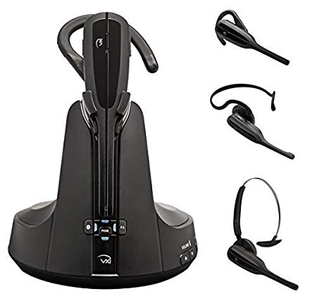 Jabra VXi V300 Convertible Wireless Headset with Triple Connectivity For Telephone, PC and Mobile