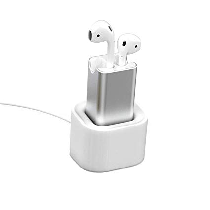 Fastest Charging Adapter Compatible with AirPods, POWVAN 15 Minutes Fast Charging Adapter for Air Pods Headphones Desk Charger with Stand Holder