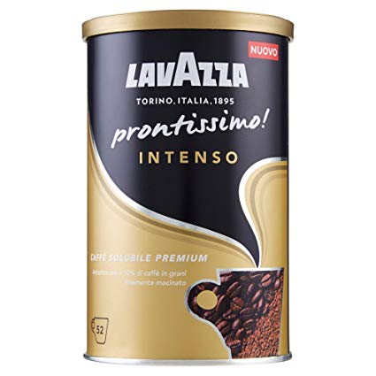 Lavazza: "Prontissimo! Intenso" Instant Coffee, Intense Taste * 3.35 Ounces (95gr) Tin * [ Italian Import ]