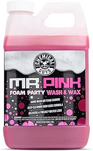 Chemical Guys CWS22164 Mr. Pink Foam Party Wash & Wax (Works with Foam Cannons, Foam Guns or Bucket Washes) Safe for Cars, Trucks, SUVS, Motorcycles, RVs & More, (64 fl oz) Tangerine Scent