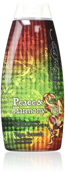 Ed Hardy Peace & Harmony Tanning Intensifier Bronzing Moisturizer Lotion 10 Oz