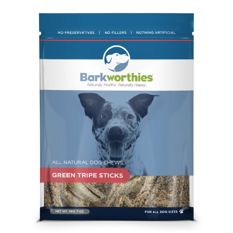 Barkworthies Green Tripe Sticks Treat