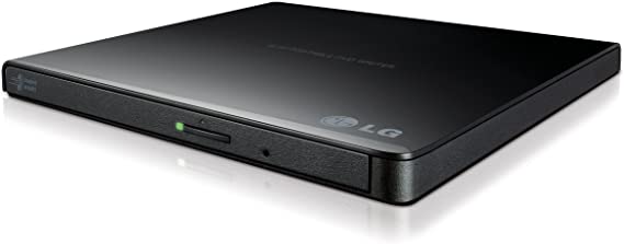 LG Electronics 8X USB 2.0 Super Multi Ultra Slim Portable DVD /-RW External Drive with M-DISC Support (Black)