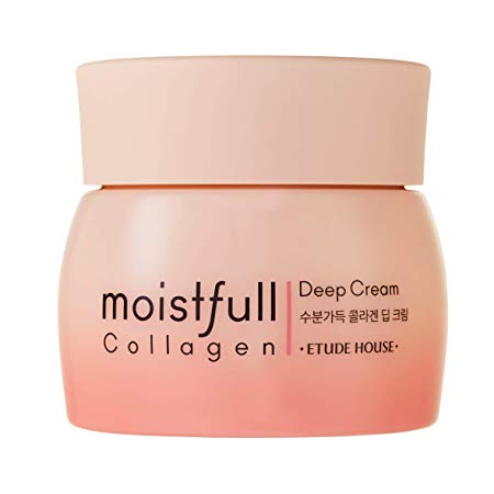 ETUDE HOUSE Moistfull Collagen Deep Cream (75ml) - Skin Care Facial Moisturizing Cream - Anti Aging Wrinkle for Women