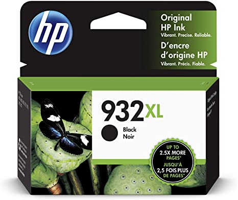 HP 932XL | Ink Cartridge | Black | Works with HP OfficeJet 6100, 6600, 6700, 7110, 7510, 7600 Series | CN053AN