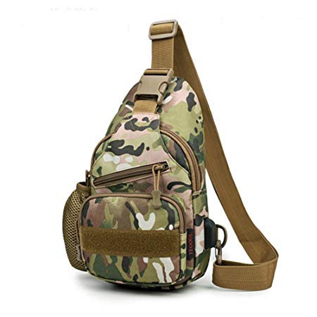 Sling Bag Shoulder Chest Cross Body Backpack Men Women Lightweight Hiking Travel Backpack Daypack,Not Oversized USB Charging Port