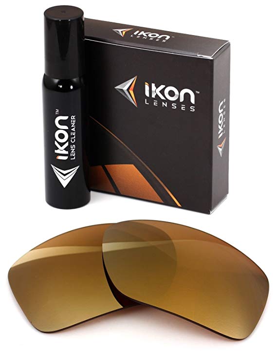 Polarized Ikon Iridium Replacement Lenses For Von Zipper Clutch Sunglasses - 24K Gold Mirror