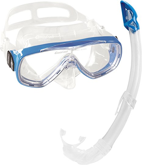 Cressi Onda & Mexico PREMIUM Snorkel Adult Set - Blue, Yellow, Pink, Aquamarine - Cressi: Scuba Diving Equipment Since 1946