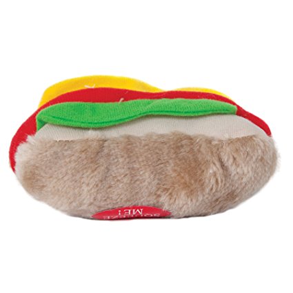 Aspen Pet Products Soft Bite Hot Dog Toy, Medium