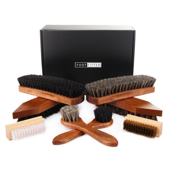 FootFitter Classic Shoe Brush Set 8 pieces