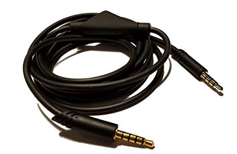 ienza Premium Quality Replacement Audio Chat Cable with Volume Control for Astro A10, Also Works with A40 Gaming Headsets