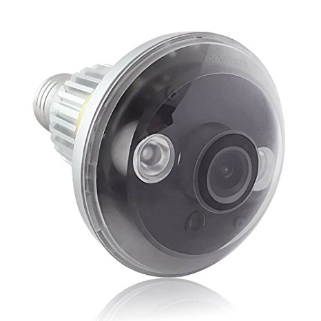 Toughsty™ 8GB Hidden Camera LED Bulb Motion Activated Camcorder Video Recorder with IR Night Vision Support E27 Lamp Connector