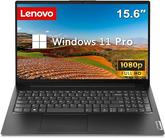 Lenovo Newest V15 Business Laptop Computer, 15.6" FHD Display, Intel Dual-core Processor, 16GB DDR4 RAM, 512GB PCIe SSD, Numeric Keypad, WiFi, Bluetooth 5.1, USB Type-C, Windows 11 Pro, Black, Tichang