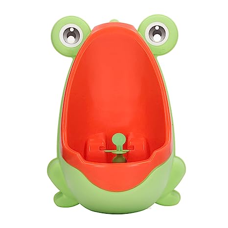 Frog Pee Training, Potty Training Urinal for Toddler, Bathroom Funny Kids Pee Trainer, Cute Frog Potty Training Urinal for Boys, Gifts (Yellow)