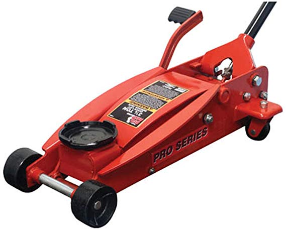 Torin Big Red Quick Lift Floor Jack with Foot Pedal: Single Piston Pump, 3.5 Ton Capacity