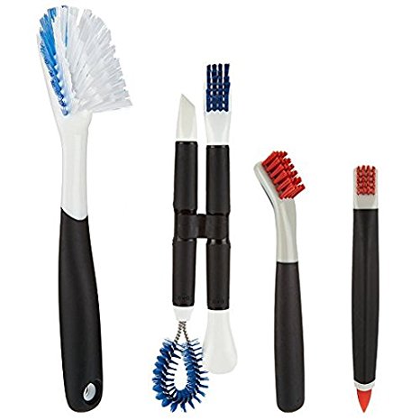 OXO Good Grips 8 Piece Brush & Tool Deep Cleaning Set