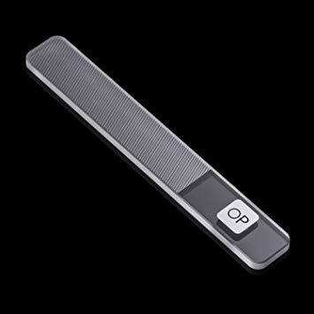 Glass Nail File,Nanomaterial Tempered Glass with Professional FAST Polisher Tool opove F1
