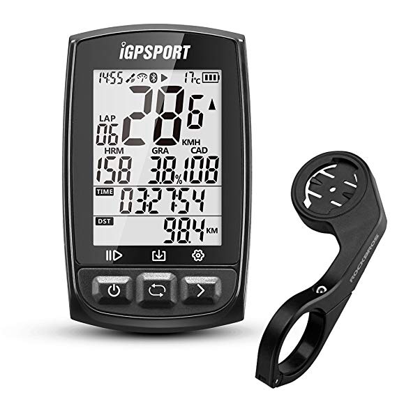 IGPSPORT IGS50E GPS Bike Computer Wireless ANT  GPS Cycling Computer Bicycle Speedometer and Odometer GPS Cycle Computer with Bike Mount Waterproof