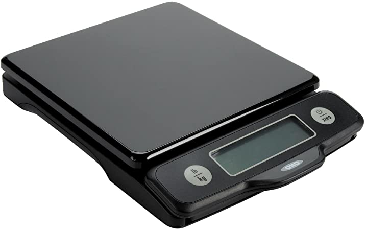 OXO 1157100 Digital Food Scale, Pull Out Out, 5 lb, Black (Renewed)