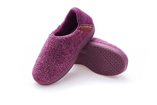 MOXO Women's Coral Fleece bedroom Slippers /Footwear Memory Foam Clogs