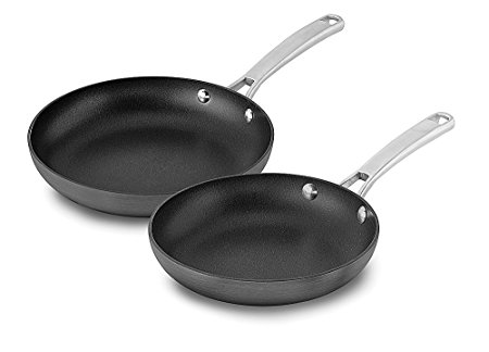 Calphalon 1943335 2 Piece Classic Nonstick Fry Pan Set, Grey