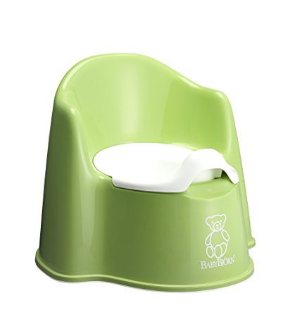 BABYBJORN Potty Chair, Green/White