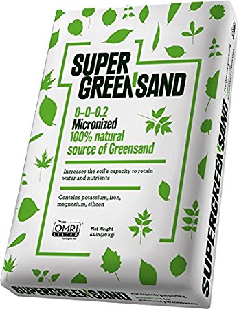 Super Greensand Micronized, 68 Minerals and Trace Elements including 10% total potash, 44lb bag
