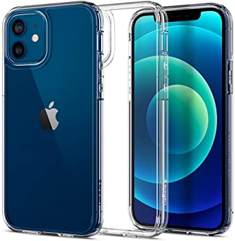 Spigen Ultra Hybrid Works with Apple iPhone 12 Case/iPhone 12 Pro Case (2020) - Crystal Clear