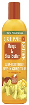 Creme of Nature Mango and Shea Butter Ultra Moisturizing Leave in Conditioner, 8.45 oz