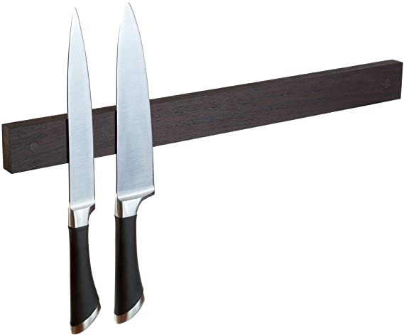 Powerful Magnetic Knife Strip, Holder Made in USA (Wenge, 18 inches)
