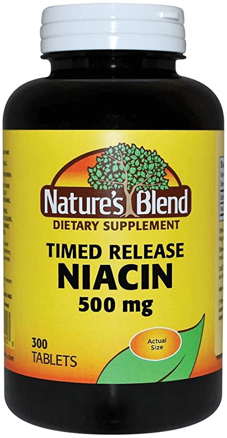 Niacin Timed Release 500 mg 500 mg 300 Tabs