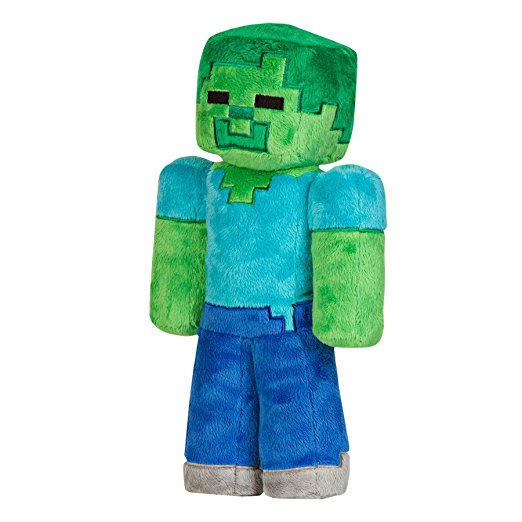 Glantop Minecraft Zombie Steve 12-inch Soft Plush Toy by Glantop