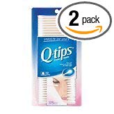 Q-Tips Swabs, Size 375, Pack of 2