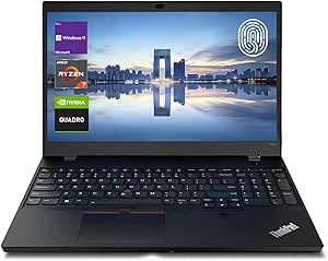 Lenovo ThinkPad P15v Business Laptop, 15.6" FHD Display, AMD Ryzen 7 6850H, Quadro T1200, 64GB DDR5 RAM, 2TB SSD, FP Reader, Backlit KB, HDMI, RJ45, Webcam, Wi-Fi 6, Windows 11 Pro, Black