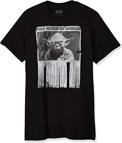 STAR WARS Men's Words of Wisdom T-Shirt