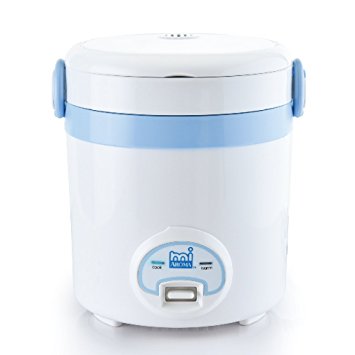 Aroma Housewares MRC-903BL Mi 3 Cup (Cooked) (1.5 Cup Uncooked) Cool Touch Mini Rice Cooker, , Blue