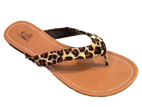 Kali Footwear Women's Cocoa Flat Thong Sandals
