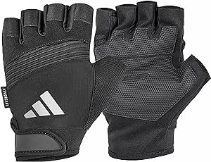 adidas Performance Gloves for Women and Men - Built-in Mesh Ventilation - Ergonomic Padding for Comfort and Grip - Adjustable Velcro Fastening - for Training, Sports, and General Fitness