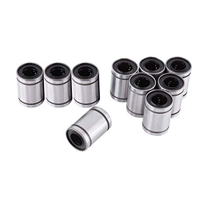 10pcs LM12UU 12mm Linear Motion Ball Bearing Bushing for 12mm Rod 3D Printer CNC Parts