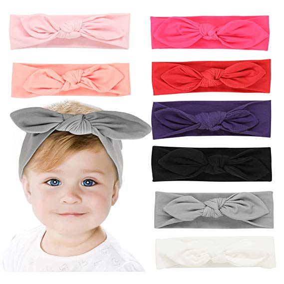 Baby Girl Headbands and Bows, Girls Hair Tie Bands