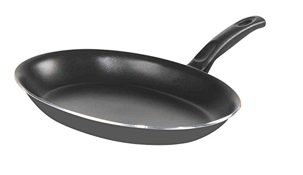 ELO 85935 Gourmet Aluminum Non-Stick Fish Frying Pan, 14 by 9-1/2-Inch, Black