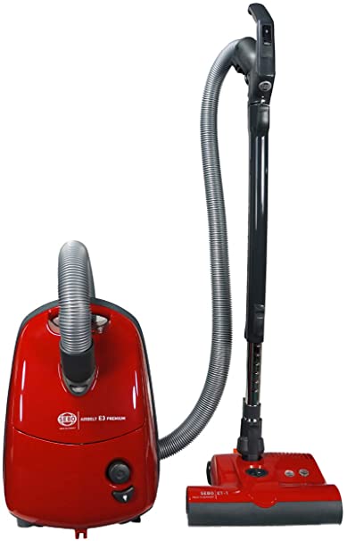 Sebo 91642AM Airbelt E3 Turbo Canister Vacuum (Red)