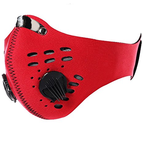 Senston New Style Neoprene Anti Dust Motorcycle Bicycle Cycling Ski Half Face Mask Filter