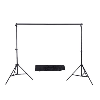 Phot-R Professional 2x3m Adjustable Portable Heavy Duty Photo Studio Backdrop Background Support System Stand 2x2m Light Stands 3m Crossbar Lighting Photography   Carry Case