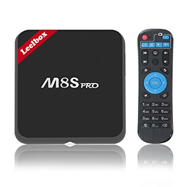 Leelbox M8S Pro Android TV Box Andriod 6.0 Amlogic S905X Quad Core CPU 64Bits 2G/8G Dual-Band WiFI 2.4G/5G Bluetooth 4.0 Streaming Media Player