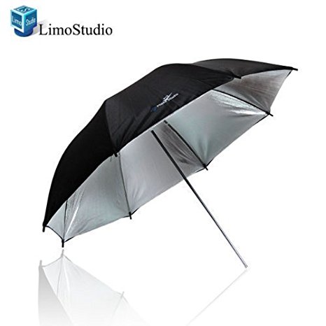 LimoStudio 33" Black/Silver Photo Umbrella Reflector Photo Video Reflector, AGG126