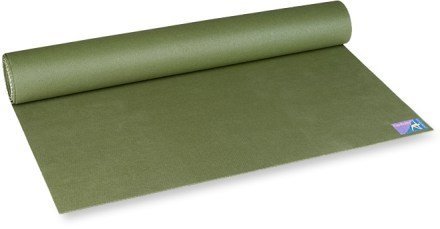 Jade Yoga Harmony Extra Wide Yoga Mat, 28" Wide 80" Long, Olive Green